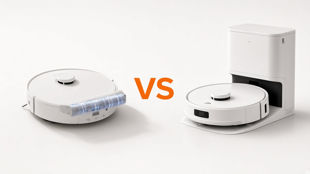 Qrevo Curv 2 Flow vs Roomba j7+ hero