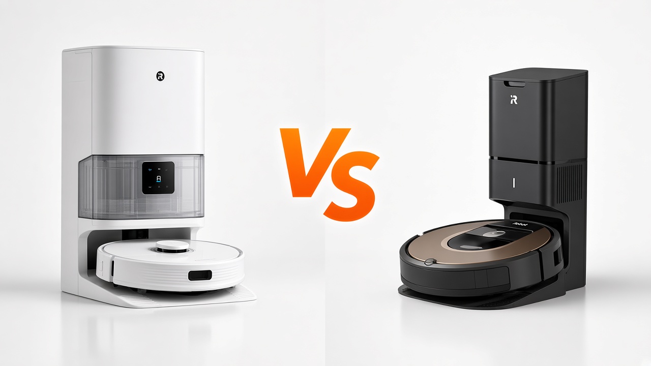 Qrevo Curv 2 Flow vs Roomba s9+ hero