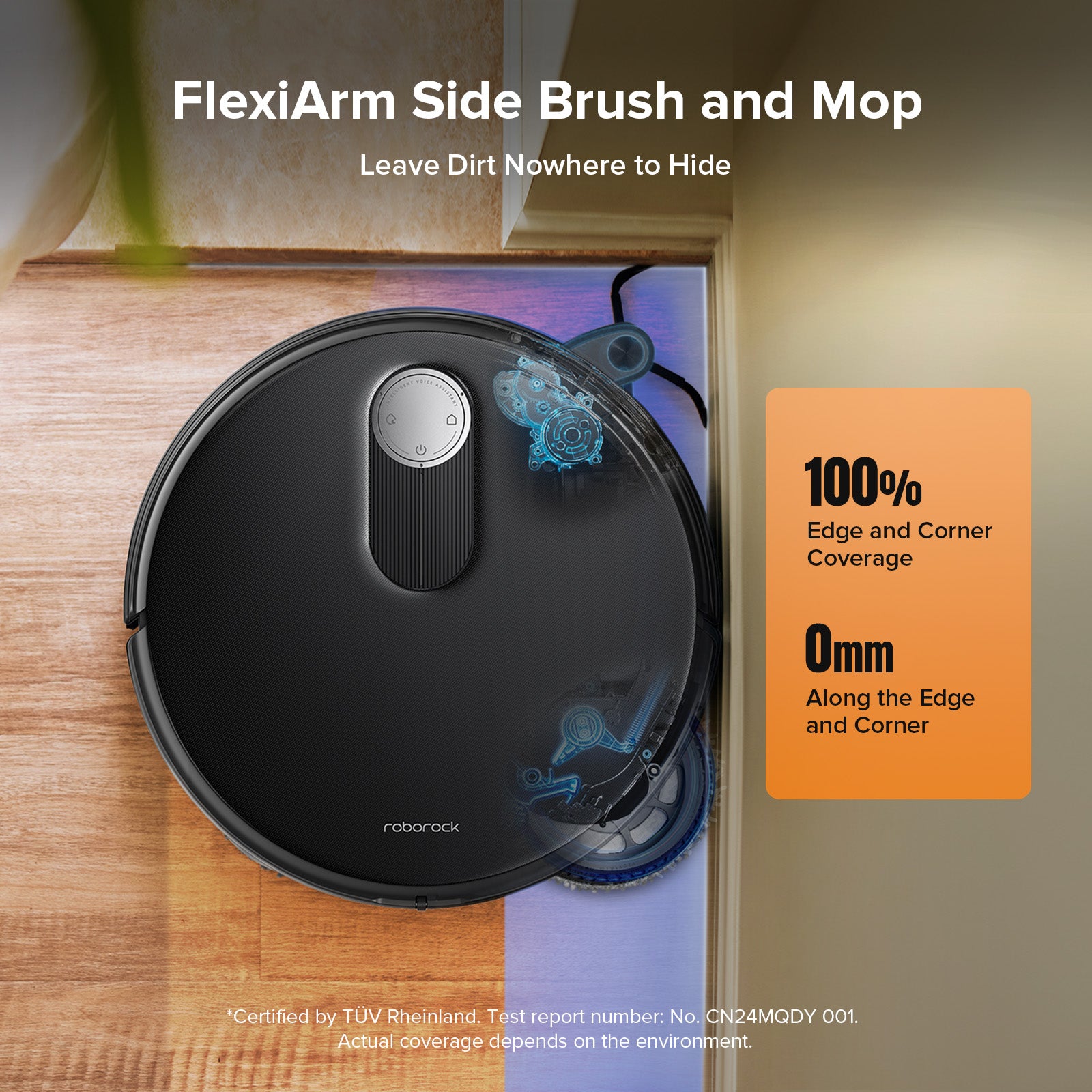 Roborock Qrevo FlexiArm mop/brush
